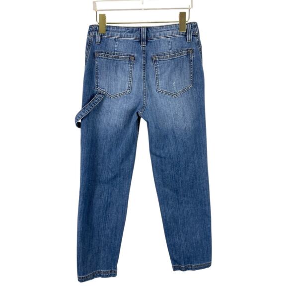 Driftwood Bodega Carpenter Jeans Distressed Cargo Utilitarian Medium Wash Sz 26 - Picture 6 of 10